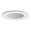 Halo 993W 4-Inch White Coilex Baffle with White Trim