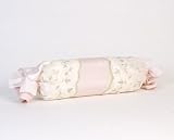 Lucy Pillow - Roll (Moire' with Rosebuds)