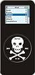 Skull Design - Apple iPod nano (1st Generation) 1GB 2GB 4GB Hard Case iJacket - Shock Absorbent Hard Protective Faceplate Cover + FREE iPod nano Screen and Surface Protector Shield