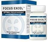 FOCUS EXCEL ENHANCE ABILITY TO FOCUS, CONCENTRATION & ADD/ADHD (3) Bottles 60 Capsules ea
