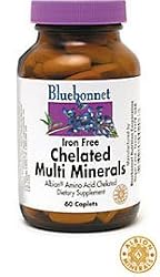 Multi Mineral Iron Free Albion Chelated - 120 - Caplet