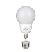 Globe 4710201 Compact Fluorescent Light 7-Watt G-Type Candelabra Base with Medium Base Converter, 4 Pack, Soft White