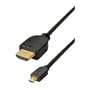 Rocina 5m Micro HDMI Kabel 1080p - HDMI Mikro Type D High Speed Kabel HDMI 1.4 - HDMI-Stecker Type A - HDMI-Stecker Type D, kompatibel mit Acer Iconia A500 / Iconia A501 / BlackBerry Playbook / Motorola Xoom