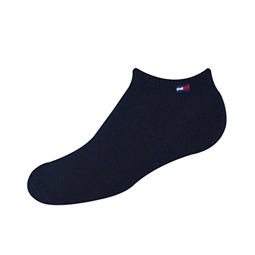 Tommy Hilfiger Kid's Socks Flat Knit No Show Classic Navy 3pairs