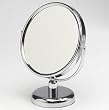 Pedestal Vanity 10X to 1X Magnifying Mirror in Chrome