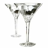 Waterford Lismore Two Large Martinis