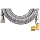New Mk460b Braided Stainless Steel Dishwasher Connectors With 90 Degree Bra ....