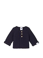 Petit Bateau Chaqueta Punto (Azul Marino)
