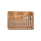 Mayhew Tools (MAY15000) 150th Anniversary 14 Piece Punch & Chisel Set with Hardwood Tray