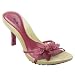 Women's Mossimo Patrice Fuchsia Flower Strappy Slides
