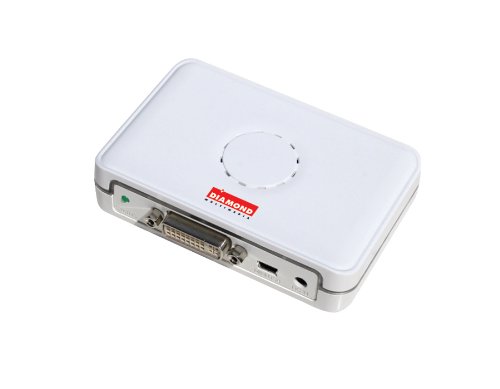 Diamond HD USB Display Adapter Plus 3 High Speed USB 2.0 Port Hub BVUMD3