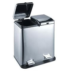 50 Liter Edelstahl M�lleimer M�lltrennung