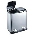 50 Liter Edelstahl M�lleimer M�lltrennung