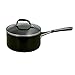Simply Calphalon Enamel 2 Quart Saucepan with Cover, Black