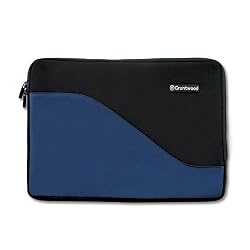 SimpleSleeve, Premium Protective Neoprene Sleeve for Apple MacBook Air 13 Inch, Black/Blue