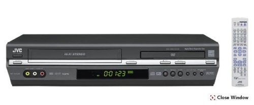 JVC HR XVC28B DVD Hi Fi VHS VCR Combination