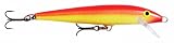 Rapala #5 Original Floating Minnow 2 1/16oz Gold Fl Red