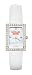 Cleveland Browns Ladies Allure Watch White Leather Strap