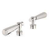 Grohe 18 087 EN0 Kensington Lever Handles, Infinity Brushed Nickel