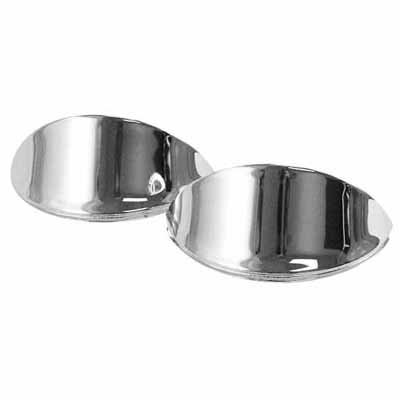 VW Air Cooled Bug Chrome Headlight Eyebrows Pair