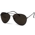 Tedd Haze Pilotenbrille schwarz mit Brillen Beutel