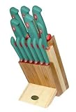 Sanelli 946612 12 Pcs Set, Bamboo Block Included