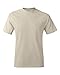 Hanes mens 6.1 oz. Tagless T-Shirt(5250)-Natural-XL