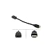 HDMI Male to HDMI Female Cable Port Saver: 8 inches - by Abacus24-7