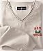 Arnold Palmer Adult Long-Sleeve V-Neck Dobby-Weave Pullover