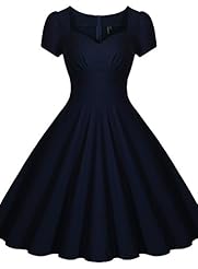 Cotton/Nylon/Spandex Square Neck Cap Sleeves Vintage Bridesmaid Dress/Wedding Party Dress 