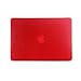 HDE Plastic Hard Shell Case and Keyboard Cover for MacBook Air 11 Inch (Models: A1370/A1465), Red