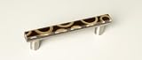 Variation Bamboo + Lead Free Pewter Rectangular Cabinet / Drawer Pull
