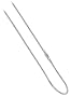 Nickel Free Italian Sterling Silver 1mm Snake Chain 16" to 30" Necklace