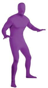 Rubie's Costume Co Unisex - Adult 2nd Skin Zentai Supersuit, Purple, X-Large