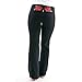 Rose-Embroidered Roll Down Pant by Hard Tail