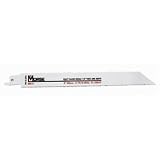 MK Morse RB81014T05 Bi-metal Reciprocating Saw Blade 8-Inch X 3/4-Inch X .035-Inch TPI 10/14 Wood/Metal - 5 Pack