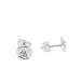 Guess Damen-Ohrringe Edelstahle Versilbertes Metall UBE81060