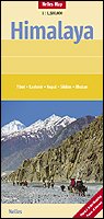 Himalaya Nelles Map: Tibet Kashmir Nepal Sikim Bhutan (Nelles Maps)
