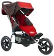 Q-Series Single Stroller with 12 inch Mag Wheels Color: Red