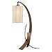 Aizen Table Lamp in Aspen Bronze and Hammered Ore