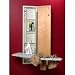 Recessed Ironing Center w/ Swiveling Board (Unfinished Birch/Gray) (60 5/8 H x 15 W x 6 7/8 D)