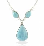 Jewelry : Triple Larimar Choker