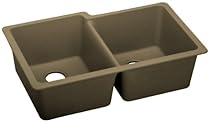 Big Sale Best Cheap Deals Elkay ELGU250RMC0 Gourmet E-Granite Undermount Sink, Mocha