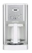 Cuisinart DCC-1200W Brew Central 12-Cup Programmable Coffee Maker, White and Stainless Steel