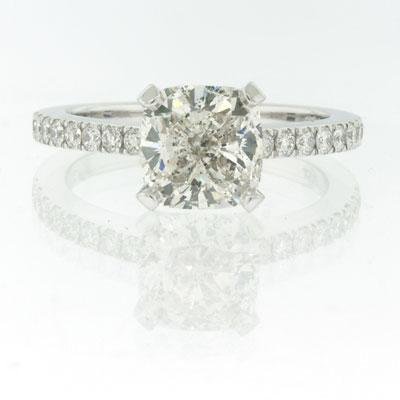 2.40ct Cushion Cut Diamond Engagement Anniversary 