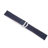Blue Genuine Crocodile Strap 18mm