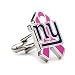 New York Giants Breast Cancer Awareness Cufflinks