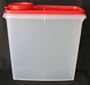 Tupperware 13 Cup Cereal Storer. Passion Red Seal