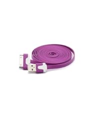 Fair Accessory? 10 Feet 3M Long Flat 30 Pin USB Data Sync Charger Cable Cord for iPad 1 2 3 iPhone 4S 4 4G 3GS 3G 3 iPod Touch (Purple)