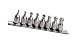 8-Piece Ball End Hex Sockets SAE - 25-Degree Access